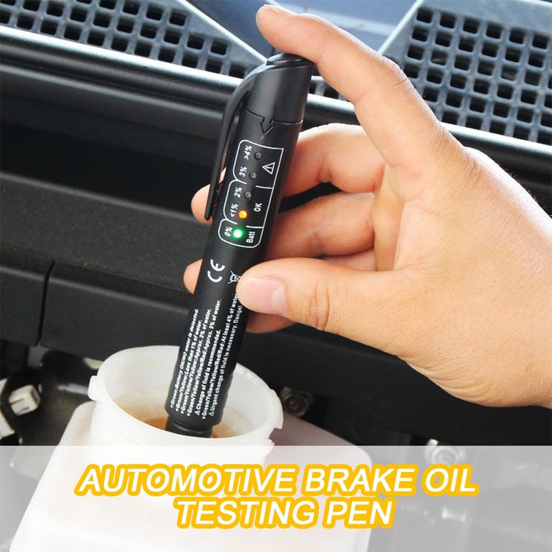 Mandark Car Brake Fluid Liquid Tester Pen, 5 LED Indicators