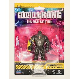 MonsterVerse Godzilla x Kong: The New Empire, 3.25-Inch Kong Action Figure Toy, Iconic Collectable Movie Character, Limited Edition, Includes B.E.A.S.T Glove Feature, Suitable for Ages 4 Years+
