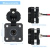 Starlink Mini Mount RV Cable Pass Through Kit, DC Plug
