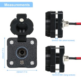 Starlink Mini Mount RV Cable Pass Through Kit, DC Plug Waterproof Connector