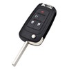 4 Buttons Keyless Remote Flip Car Key Fob Fit for