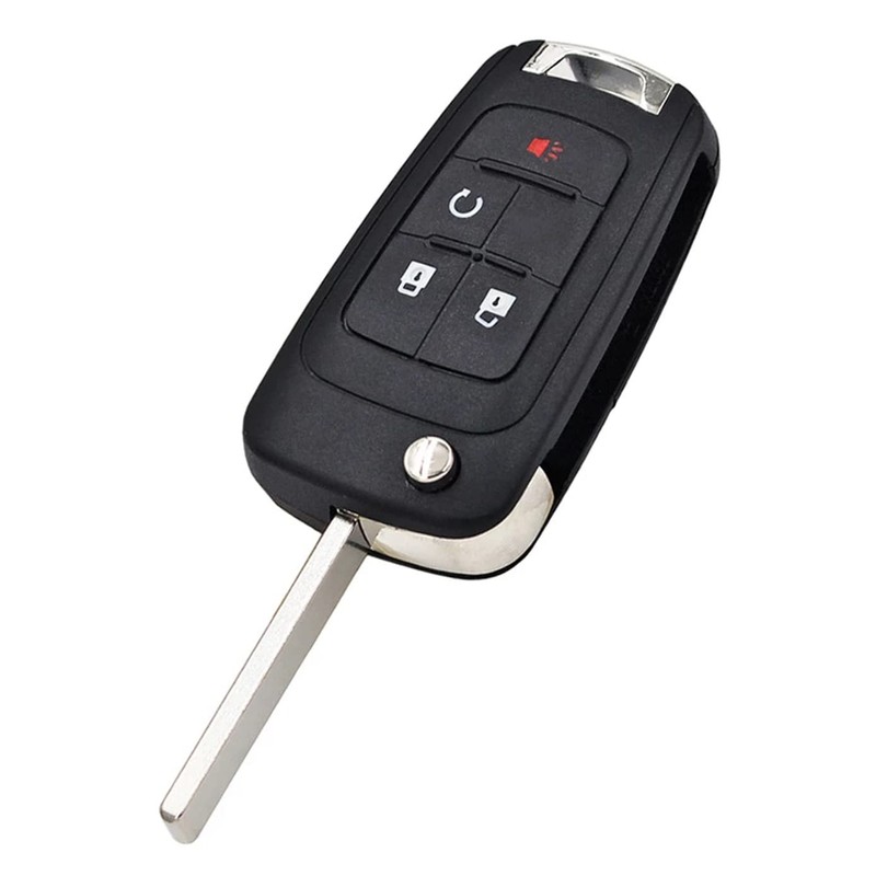 4 Buttons Keyless Remote Flip Car Key Fob Fit for