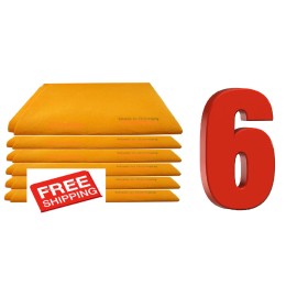 Shammy Original German Shammy Towels Super Absorbent Cloth 27 x 20 colcha 6 or 12 cloth - 6 TOWELS