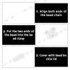 Roller Blind Chain,10m Roller Blind Cord Replacement with 10pcs Blind