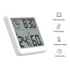 Higrómetro & Termómetro, Hora, Reloj Digital Moderno **