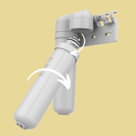 Comfee' POU-F Filter, 2 Stage Replacement Filters For All Comfee Bottleless Water Coolers, Pack of 1 PP Filter and 1 Activated Carbon Filter