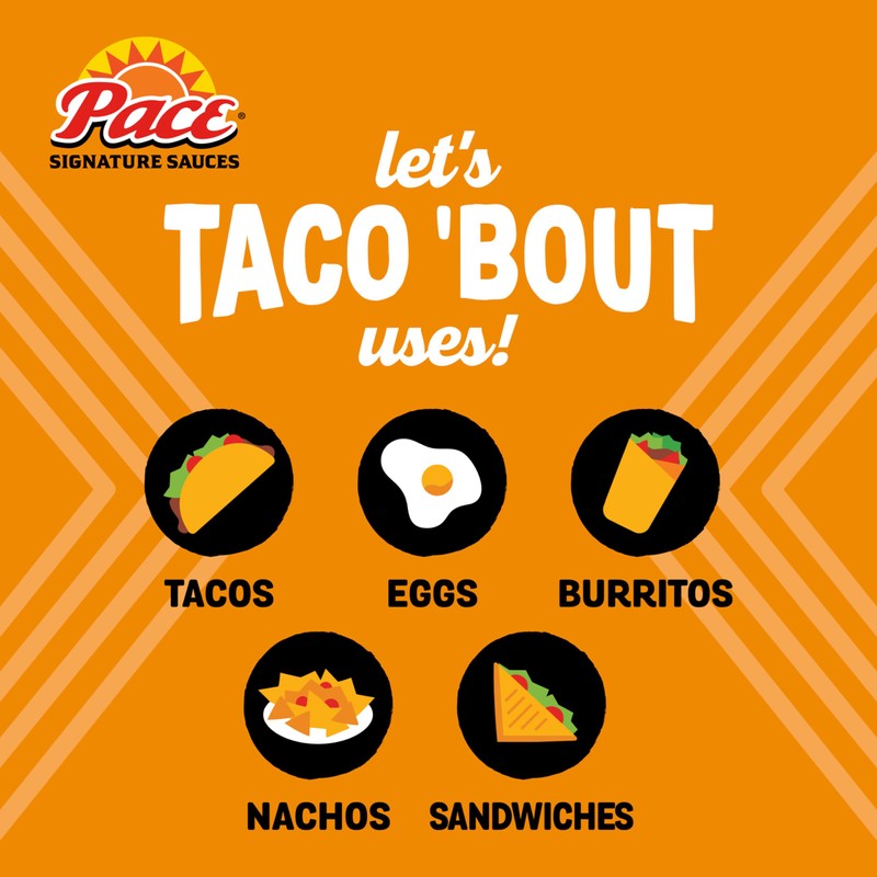 Pace Classic Taco Signature Sauce, 10.8 oz (8 Pack)