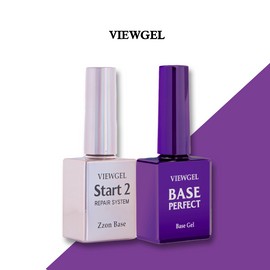 Buzel Viewgel Jjon Base + Perfect Base Gel Set / 뷰젤 쫀베이스+퍼펙트베이스젤 세트