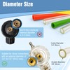 YeewayVeh 4 Pack Foam Cannon Straw with 2PCS Stainless Steel