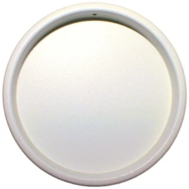 Fusuma Handle Pull 1 Piece, Round Shape, White, White / Bottom Dimensions 2.4 inches (60.3 mm), Sliding Door Pull, Japanese Modern, Western-style [Easy Installation, Pull Nail Included]