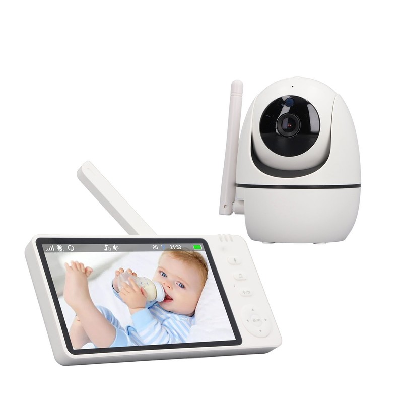 5 Inch HD Screen Baby Camera Monitor Night Vision Sound