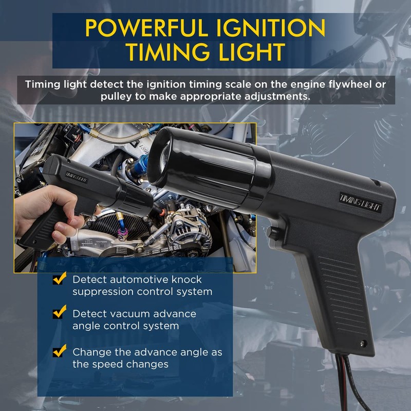 Timing Light 12V Ignition Timing Light Automotive Strong Flash Timing