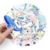 Cartoon Plane Stickers, Cartoon Tarpaulin Sticker Set, 50 Pieces, Cute