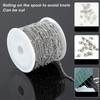 19.6 Feet Bead Chain Stainless Steel Jewelry Making DIY Link