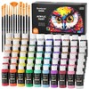 72 Pack Acrylic Paint Set, Shuttle Art 60 Colors Acrylic