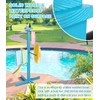 Usluole Pool Towel Rack Outdoor for Spa,Beach,Hot Tub, 4 Adjustable