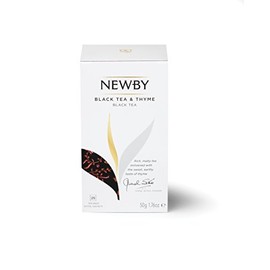 Black Tea with Thyme – 25 Individually Wrapped Tea Bags – Aromatic & Herbaceous Blend by Newby Teas