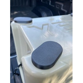 Sliding Feet for Yeti Coolers - Set of 4 - Latest Version (Black)