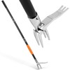 50” Weed Puller Tool, Heavy-Duty Weeder Tool with Long Handle,