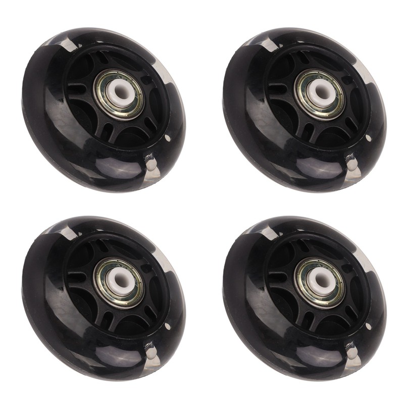 4 PCS Inline Skate Flash Wheel Roller Skate PU Wheels