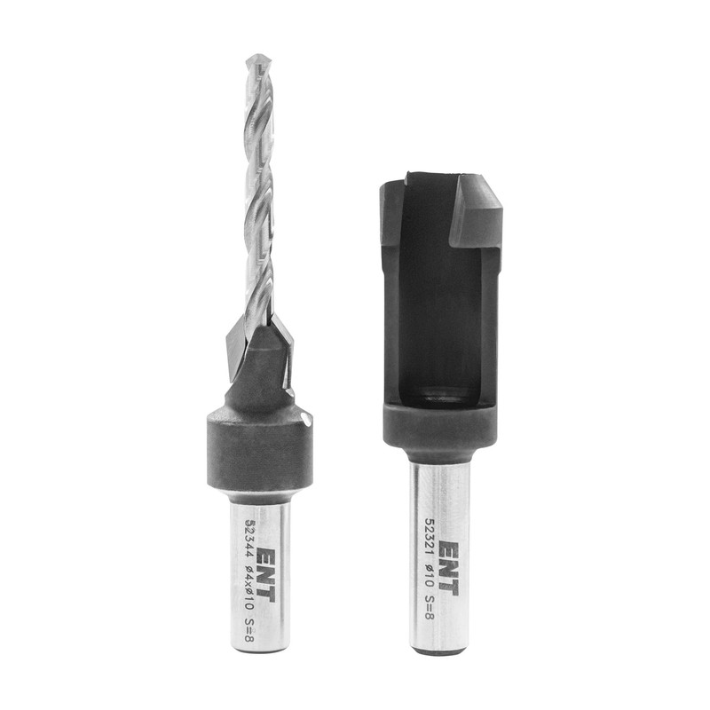 ENT 52450 Taper Cutter Countersink Set HW, Drill Bit Diameter