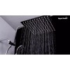 Hibbent All Metal 10'' Rain Shower Head with Handheld Spray