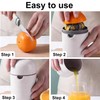 FUZVOL Lemon Squeezer,Portable Orange Juicer Lime Juicer with Two Ways