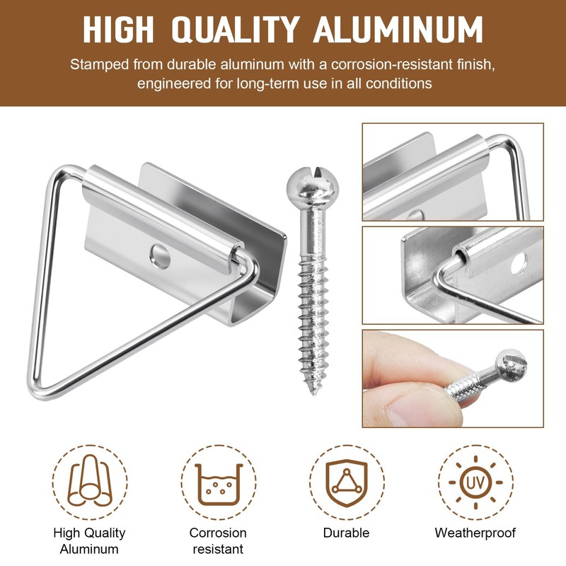 25 Pack PL 14656 Window Screen Bottom Latches Replacement for