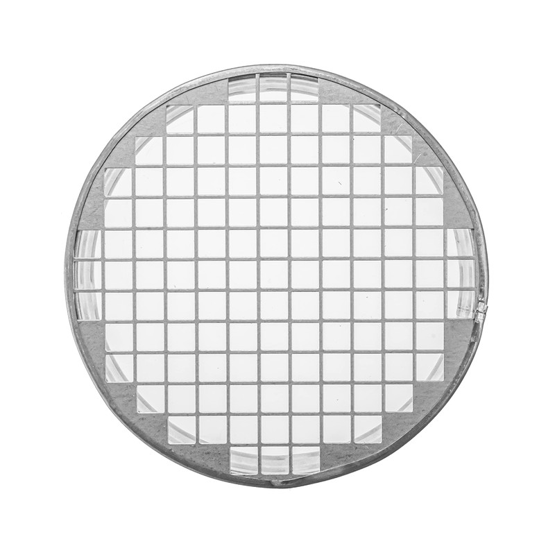 150mm Aluminum Mesh Pipe End Cap - Round Stainless Steel