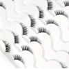 14 Pairs Wispy Cat Eye Half False Eyelashes – Natural