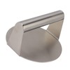 Stainless Steel Burger Press Professional Manual Adjustable Prevents Stick Grill