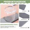 Absorbent Diatomite Coasters for Bathroom - Pack of 6 Water