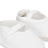 Hope & Henry Baby Baby Linen Button Strap Soft Shoe,