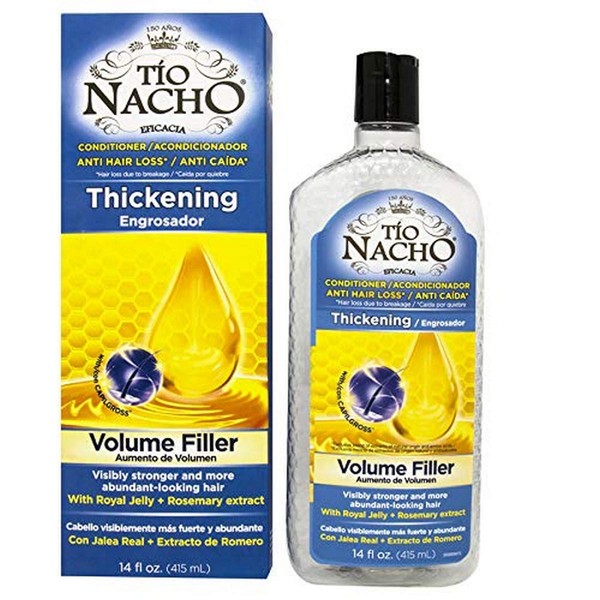 Tio Nacho Anti Hair Loss Thickening Volume Filler Conditioner with Royal Jelly, 14 Fl Oz (Pack of 12)
