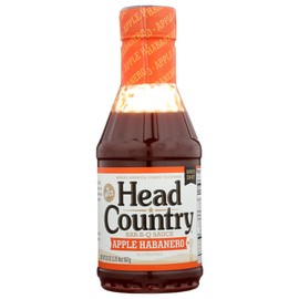 Head Country 312487 BBQ Apple Habanero Sauce, 20 oz - Pack of 6