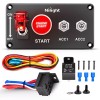 Nilight Ignition Switch Panel 12V 4 in 1 Rocker Switch