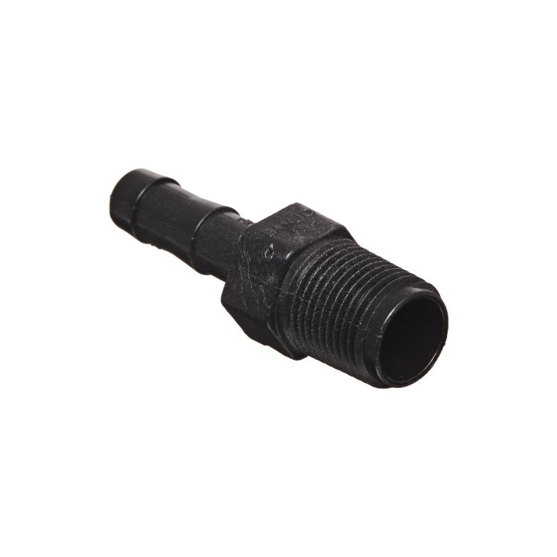 Banjo HB038 Polypropylene Hose Fitting, Adapter, 3/8" NPT Male x