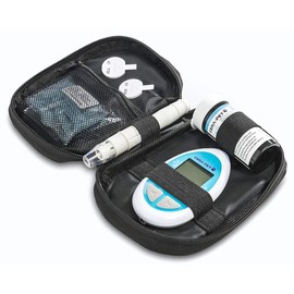 Cera-Pet Blutzuckermessgerät für Tiere I Geeignet für Hunde und Katzen I Vorteilspack: Zusätzlich 50 Blutzuckerteststreifen und 50 Lanzetten im Sparpaket