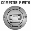 3D Resin Sticker Compatible with Petrol Fuel Cap with Holes