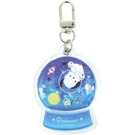 Tees Factory SR-5546108PC Sanrio Characters Snow Globe Key Holder Pochacco H2.6 x W 2.0 x D 0.3 inches (67 x 50 x 8 mm)