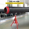 VEVOR Heavy-Duty Pipe Stand Adjustable Folding Pipe Jack Stand |