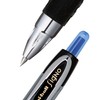 uniball 207 Retractable Gel Pens, Micro Point (0.5mm), Black, 5