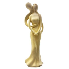 PIGPIGFLY Couple Hugging Statue, Decorative Figures,Living Room,Home Store Decoration,Modern Abstract Art Sculptures Decoration,Office Decorations,Polyresin,Gift(Sandstone)