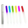 6 Pieces Glass Nail File with Case Professional Crystal Nail