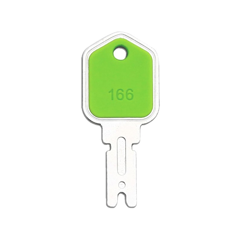 9-Pack Ignition Key Set for Hyster: 166 Equipment Keys Compatible