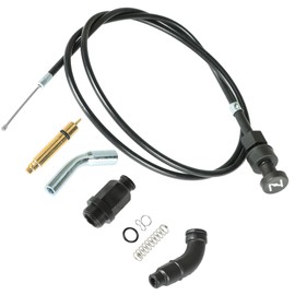 labwork Carb Carburetor Choke Cable and Valve Plunger Repair Kit Replacement for Honda Foreman Rubicon 500 TRX500 2001-2013