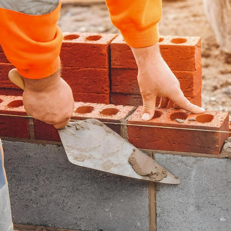 Pointing Trowel Bricklaying | 11'' Brick Trowel with Carbon Steel