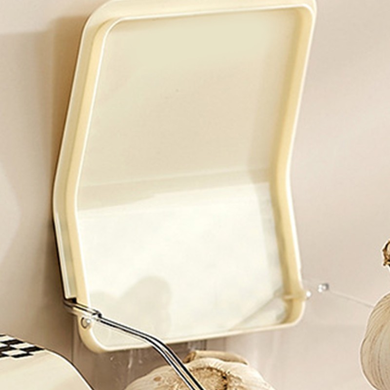 4PCS Kitchen Storage Box Wall Mount Plastic Food Container with