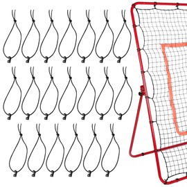 EIH1 Pack of 20 Baseball and Softball Pitching Net Specialised Interchangeable Attachment Hooks for Baseball Rebounder Net Softball Pitchback Net Training Rebounder, yellow