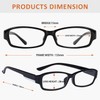 BFOCO 12-Pack Small Lens Reading Glasses for Women Spring Hinges